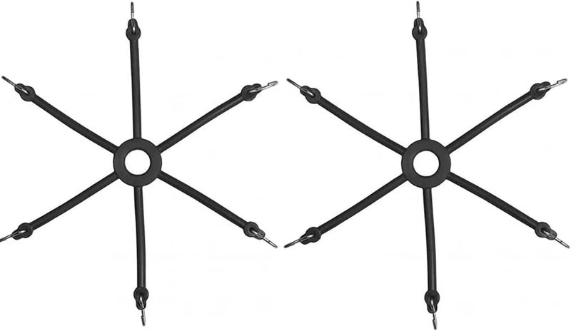 Aupll Replacement Black 0216 Spider Bungee Truck Snow Tire Chains Adjuster Tensioner,Applicable to passenger cars and light trucks. Set of 2 - Image 1
